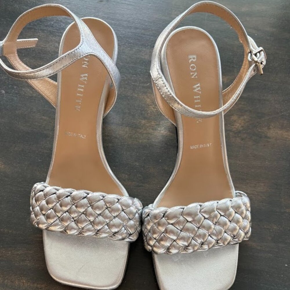 Ron White Aneesha Weatherproof Ankle Strap Sandal. Italy. Size 8/ EU38.5